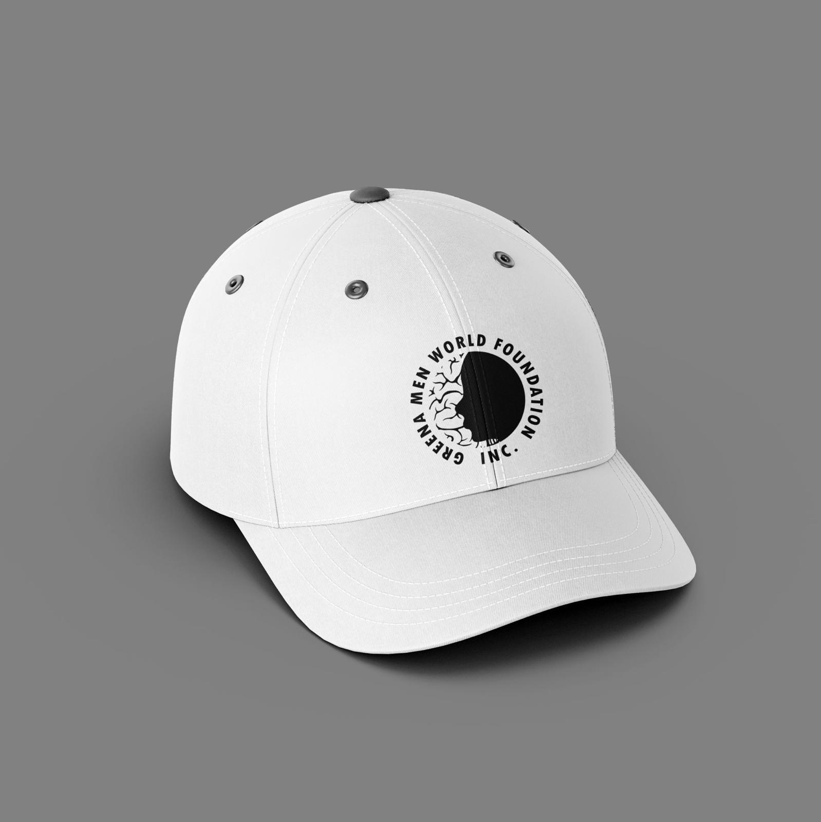 White Greena Men World Foundation baseball cap